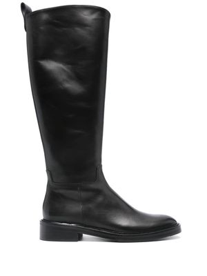 Paul Warmer Lisa 50mm leather boots - Black