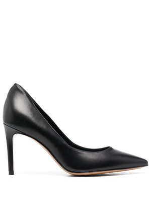 Paul Warmer pointed-toe 80mm leather pumps - Black