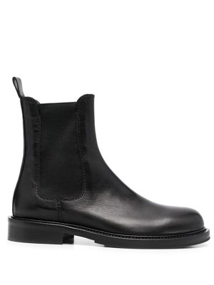 Paul Warmer polished-finish ankle boots - Black