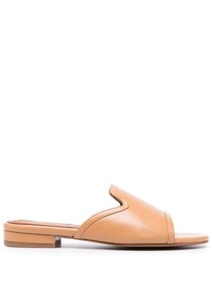 Paul Warmer slip-on leather sandals - Brown