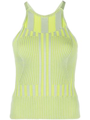 Paula Canovas del Vas ribbed-knit vest top - Green