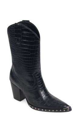 PAULA TORRES Glam Western Boot in Black