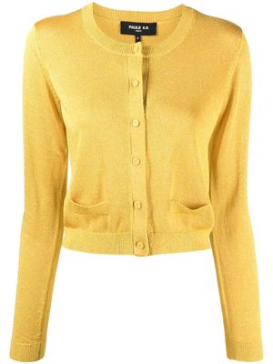 Paule Ka button-down knit cardigan - Yellow