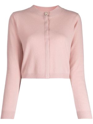 Paule Ka button-up cashmere cardigan - Pink