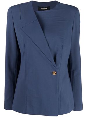 Paule Ka Laine fine suit jacket - Blue