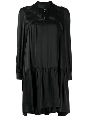 Paule Ka Lavée silk shift dress - Black