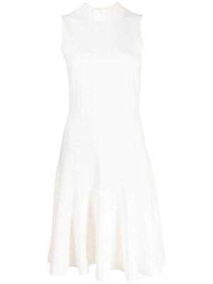 Paule Ka Milano pleated-skirt midi dress - White