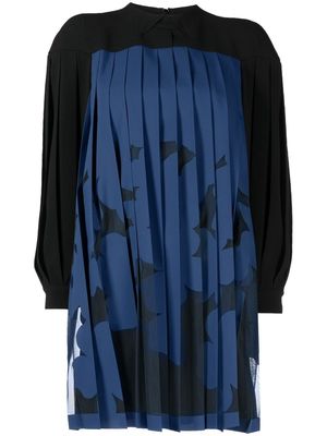 Paule Ka short pleated tulle dress - Black