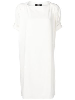 Paule Ka straight-cut T-shirt dress - White