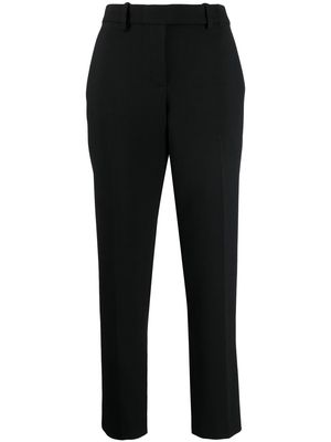Paule Ka stretch-fit tapered-leg trousers - Black
