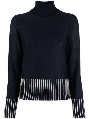 Paule Ka striped wool jumper - Blue