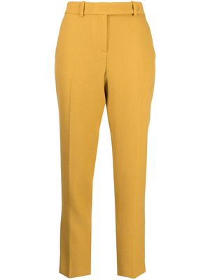 Paule Ka virgin wool tapered trousers - Yellow