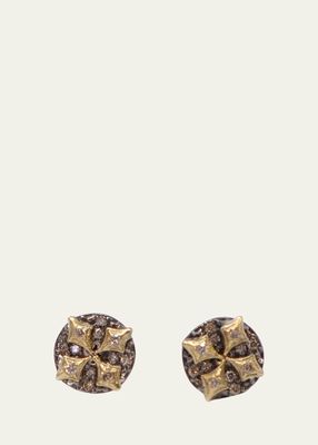 Pave Crivelli Stud Earrings