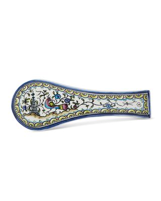 Pavoes Blue and Green Spoon Rest