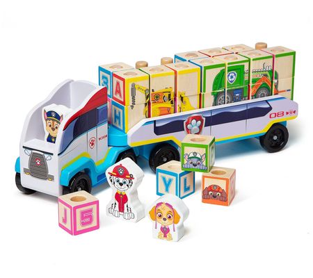 Paw Patrol Wooden ABC Block Truck