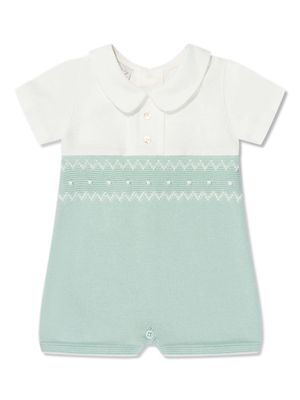 Paz Rodriguez colourblock cotton jumper - Green