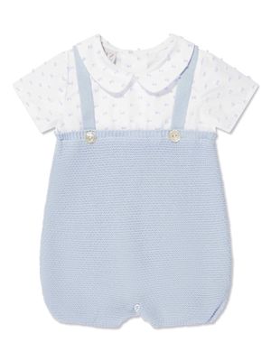 Paz Rodriguez dungaree-style romper - Blue