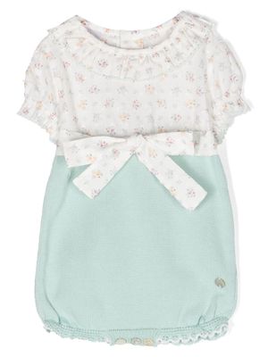 Paz Rodriguez Iris cotton romper - Green