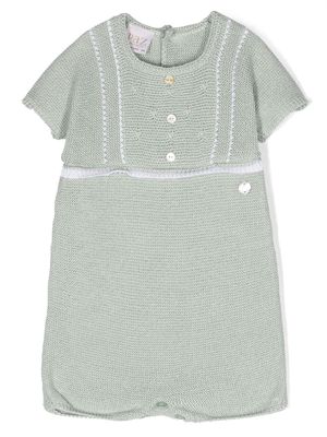 Paz Rodriguez knitted cotton shorties - Green