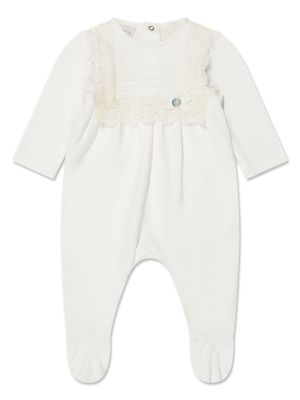 Paz Rodriguez lace-embellished cotton pyjamas - White