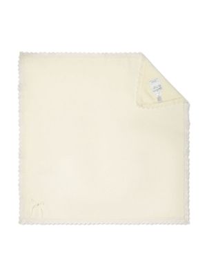 Paz Rodriguez ribbon-detail cotton blanket - Neutrals