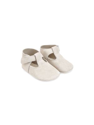 Paz Rodriguez suede pre-walkers - Neutrals