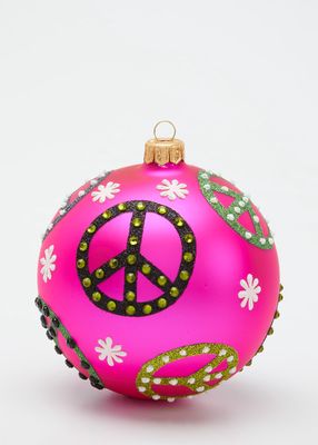 Peace Handmade Christmas Ornament