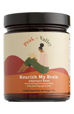Peak and Valley Nourish My Brain Adaptogen Blend Herbal Supplement