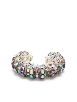 Pearl Octopuss. Y crystal-embellished ear cuff - Silver