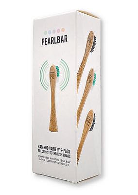 PearlBar Sonic Toothbrush Bamboo Heads - Variety 3 Pack