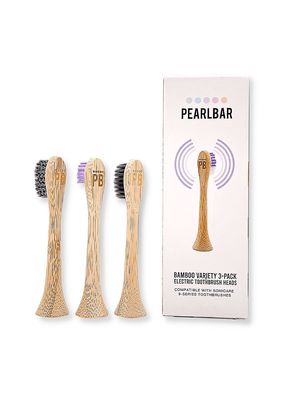 PearlBar Sonicare-Compatible Bamboo Toothbrush Heads - Charcoal