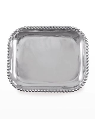 Pearled Rectangular Platter