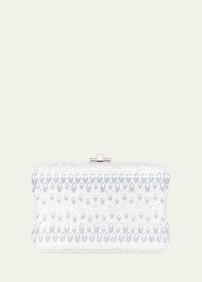 Pearly Crystal Clutch Bag