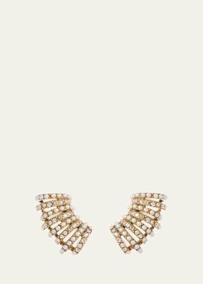 Pearly Crystal Talita Earrings