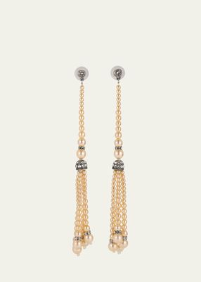 Pearly Tassel Earrings
