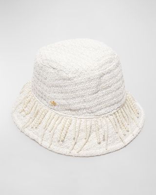 Pearly Tweed Bucket Hat