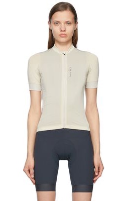 PEdALED Off-White Polyester Sport Top