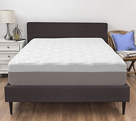 Pedic Solutions 14" Queen Quilted Gel Memory Fo am Mattress