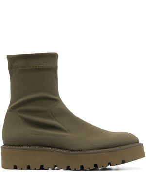 Pedro Garcia ankle ridged-sole boots - Green