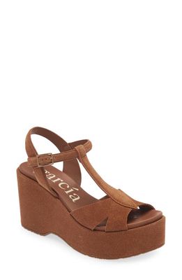 Pedro Garcia Domiel Ankle Strap Platform Sandal in Spice Castoro 