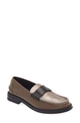 Pedro Garcia Stina Loafer in Fossil Colorway