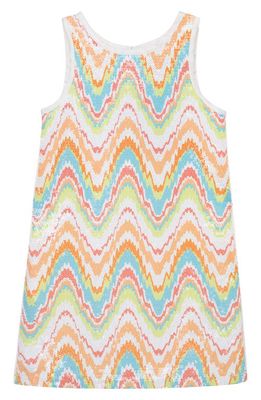 Peek Aren'T You Curious Kids' Flame Sequin Dress in White Multi