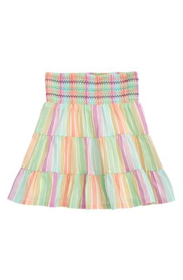 Peek Aren'T You Curious Kids' Smocked Waist Cotton Pixie Skirt in Multicolor