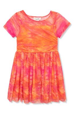 Peek Aren'T You Curious Kids' Tie Dye Dress in Orange Multi