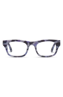 Peepers Jolene 48mm Blue Light Blocking Reading Glasses in Purple Abstract