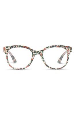 Peepers Oasis 50mm Blue Light Blocking Reading Glasses in Cream Leopard