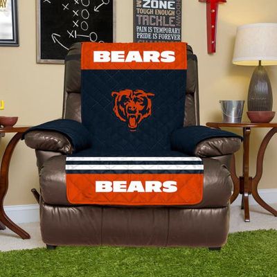 PEGASUS HOME FASHIONS Blue Chicago Bears Recliner Protector