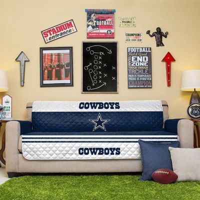 PEGASUS HOME FASHIONS Blue Dallas Cowboys Sofa Protector