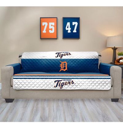 PEGASUS HOME FASHIONS Blue Detroit Tigers Sofa Protector