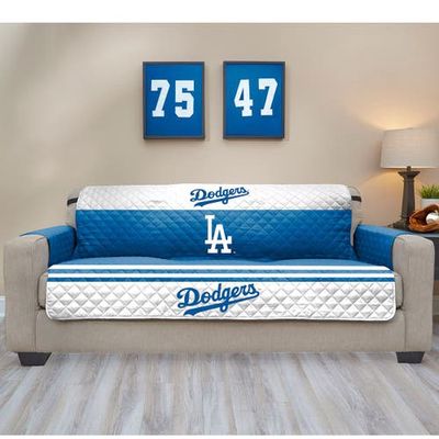 PEGASUS HOME FASHIONS Blue Los Angeles Dodgers Sofa Protector